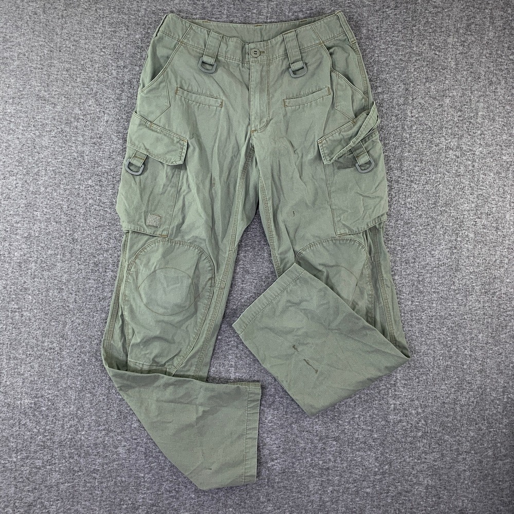 Triple Aught Design Cargo Pants Mens 30x33 Green Outdoor Ripstop Pockets 10 RS